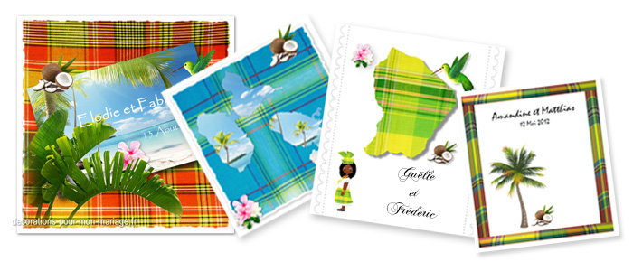 faire-part-mariage-antillais-madras-exotique