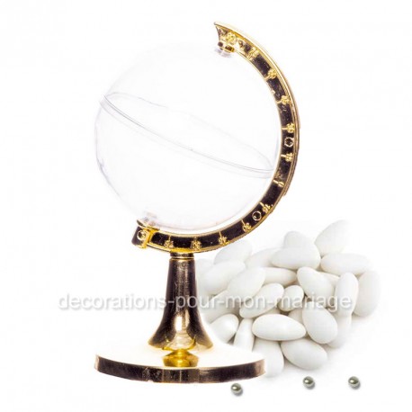 contenant-dragees-globe-pied-or-de-9-cm