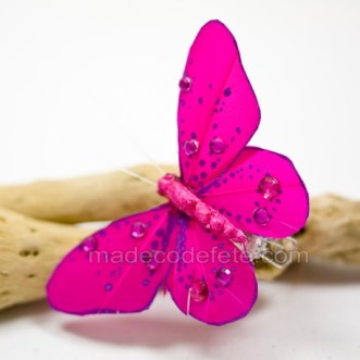 papillons-deco-fuchsia-lot-de-4